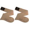 CALZE PRESTIGE (2 PAIA) Calze uomo lunghe a coste in pregiatissimo cotone 100% filo scozia MODA - 100% made in (Brescia) Italy