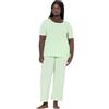 Ulla Popken Donna Pigiama | Taglie forti, Plus Size, Pigiama da due pezzi con pallini e mezze maniche 821244