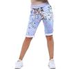 Chilgoza ew Italian - Pantaloncini da donna con elastico in vita, in cotone, taglia UK 8-22