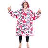 CityComfort Oversize Felpa Coperta Indossabile Coperta con Cappuccio Bambina Ragazzi Calda e Confortevole Regalo Bambini