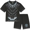 Marvel Black Panther - Pigiama a Maniche Corte per Bambini - 100% Cotone - 6-7 Anni: 122cm