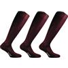 CALZE PRESTIGE (3 PAIA) Calze uomo lunghe a maglia liscia in pregiatissimo cotone 100% filo scozia CLASSIC - 100% made in (Brescia) Italy