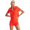 Desigual Cam_Preston 3074 Maglietta, Colore: Rosso, S Donna