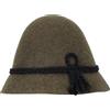 Steigenhöfer Manufaktur Steigenhöfer, cappello originale da uomo, cappello da trekking, cappello da passeggio, cappello Heinrich - 100% lana vergine, tesa stretta e cordoncino, fedele compagno per foreste, escursioni o