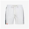 SUN68 Costume da Bagno Bianco e Blu da Uomo (IT, Testo, M, Regular, Regular, Bianco)