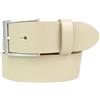 BELTINGER Cintura per jeans in pelle bovina pieno fiore 4 cm | di alta qualità cintura in pelle per uomo 40mm | cintura da uomo prodotto in Italia