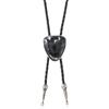 Joxevyia Bolo Cravatta da Uomo Vintage Cranio di Mucca Pelle Corda Western Cowboy Cravatta Vintage Bola Cravatta Regalo per Lui