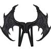 MISUVRSE Costume da drago per bambini, ali per Halloween, coda per feste per bambini, costume da dinosauro, costume per adulti, giochi di ruolo, accessori decorativi, Black RP Dragon Wing, Taglia