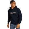 Tommy Hilfiger Uomo Felpa con Cappuccio Center Stack con Logo, Blu (Desert Sky 654 920), M