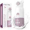 Comfyer BW01 Scaldabiberon Portatile, Riscaldamento Rapido e Lunga Durata della Batteria, 2 Modalità per Latte Materno e Acqua, Grande Capacità di 340ml per Tutto il Giorno