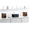 Pro-Ject True HiFi Stereo Set E CD - Sistema HiFi completo - Lettore CD - Amplificatore stereo - Diffusori - Nero/noce