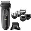 Braun Series 3 3000BT Nero/Grigio rasoio