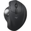 LOGITECH Mouse ergonomico, wireless, Logitech MX ERGO S, Graphite, tecnologia ottica, 9,9 x 5,1 x 13,2 cm