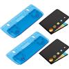 Libetui Set di 2 perforatrici tascabili blu - Mini perforatrice da infilare
