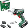 Bosch Microsega a batteria NanoBlade UniversalCut 18V-65 (rapido taglio a mano libera in legno e plastica; profondità di taglio max. 65 mm; 18 Volt System; 1 batteria da 2,5 Ah e caricabatteria)