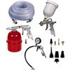 Einhell Original Accessori per compressore, 13 pezzi | per compressori max. 8 bar | Pistola spruzzo | Pistola spruzzo - vernici | Gonfiatore pneumatici | Set adattatori | Tubo 10 m