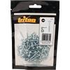 Triton 818419 - Viti a foro tascabile zincate con testa a disco e filettatura grossa, 8 x 1 1/2, confezione da 100 pezzi, multicolore