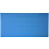 PEBSHOP PANNELLO PORTAUTENSILI cm 50x100 (COLORE AZZURRO)