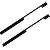 zcru004 Maniglie per Mobili Lega di Alluminio Maniglie Cabinet Pomolo Tiranti Pomelli per Porta Maniglione da Cucina Maniglia del Cassetto Maniglia Cucina Nero 2 Pezzi (Hole distance 480mm)