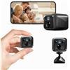 Rankomu Mini telecamera con 90 giorni di standby, telecamera di sorveglianza wireless da 3 MP per la casa con rilevamento di movimento AI, visione notturna e Wi-Fi 2,4 GHz, per appartamento, monitoraggio dei