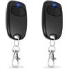LUIRSAY 2 x AAM0128 Telecomando Cancello e Garage - Compatibile SCS Sentinel - 433,92 MHz - 2 Canali - Codice Segreto Rotante & Portata Lunga