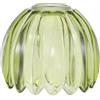Abaodam Paralume in Vetro a Tulipano Verde Vintage, Foro 42mm | Lampada da Tavolo o Piantana, Superficie Liscia, Facile da Pulire, Ricambio per Salotto
