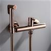 FQYEP Doccetta Bidet per Wc Ottone, Oro Rosa