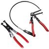 Vegena Pinza per Fascette Auto, Pinza per Fascette Stringitubo, Pinza Fascette Metalliche a Molla per La Rimozione e l'installazione di Fascette Stringitubo, Attrezzi Officina Meccanica Auto