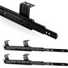 V3VOGUE Guide Per Cassetto Appeso, 240 290mm Guide Scorrevoli Silenzioso Per Vassoio Per Tastiera, 3-Sezioni Guida Di Scorrimento A Estensione Totale, Guide Telescopiche Per Tavoli 1 Paio