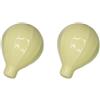 generic 2 pomelli in ceramica lucida per cassetti, forma creativa e carina, 6 colori pastello, maniglie per armadietti da cucina, armadietti da bagno, credenze e comò