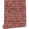 myforHD Carta da Parati Autoadesiva Mattone Vintage Decorativo Sfondo Adesivo Vinile Finta Pietra 44cmx300cm Mattoni Pellicola Adesiva Lavabile Paraschizzi Cucina Rimuovibile