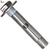 BricoLoco.com BricoLoco Tassello di ancoraggio metallico in acciaio inox A-4 AISI 316 con vite esagonale. Per parete, soffitto, pavimento, trx, tenda... (50, 6x45 (per punta 8 mm.))