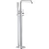 GROHE Essence New Rubinetto Miscelatore Monocomando per Vasca-Doccia, freestanding a pavimento, Cromo 23491001