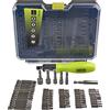 RYOBI, Set di 59 accessori per avvitare-bullonare con cacciaviti a cricchetto