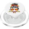 British County Flag Girls Bandiera dello Staffordshire Girl Staffordshire UK PopSockets PopGrip per MagSafe