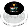 Positive Team Building Motivation quote Collaboration Motivation Teamwork Makes The Dream Work PopSockets PopGrip per MagSafe