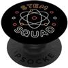 STEM Atom Minimal Designs Atom STEM Squad Scienza Tecnologia Ingegneria Insegnante di Matematica PopSockets PopGrip Adesivo