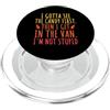 Sarcastic Halloween Humor Apparel Co by Devo vedere la caramella prima divertente sarcasmo di Halloween PopSockets PopGrip per MagSafe
