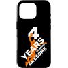 COOL BASKETBALL DESIGNS AND OUTFITS Custodia per iPhone 16 Pro 4 ANNI DI BEING AWESOME BASKET 4. COMPLEANNO