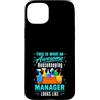 Funny Housekeeping & Cleaning Crew Appar Custodia per iPhone 15 Plus Ecco come appare un fantastico manager delle pulizie