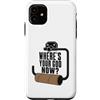 Potty Humor Club Custodia per iPhone 11 Where's Your God Now Empty Toilet Paper Funny Meme