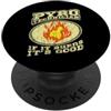 PYRO Pirotecnico Pirotecnico Maglione Fuochi d'artificio di Capodanno, regalo PopSockets PopGrip Adesivo