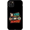 Retro VHS Nostalgia Gifts Custodia per iPhone 11 Pro Max Be Kind and Rewind - Cassetta VHS retrò anni '80 e '90, nostalgia
