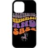 Archer Spirit Lettering Co. Custodia per iPhone 12 Pro Max Sagittario Wanderlust Zodiac Retro Tipografia