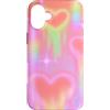 generic Custodia per iPhone 16 Plus Y2K Lovecore Grafica pastello cuori