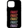 Fault Apparel Custodia per iPhone 16 Pro Max Guasto