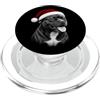 MyAnimal - Staffordshire Bullterrier Staffordshire Bull Terrier - Cane con cappello di Natale rosso PopSockets PopGrip per MagSafe