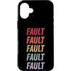 Fault Apparel Custodia per iPhone 16 Plus Guasto