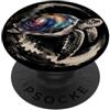 Galaxy Ocean Animal Designs Inchiostro artistico a inchiostro Celestial Sea Turtle PopSockets PopGrip Adesivo