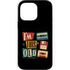 Retro Tech Nostalgia Gifts Custodia per iPhone 14 Pro Max I'm This Old Retro Cassette Floppy Disk anni '80 nostalgia